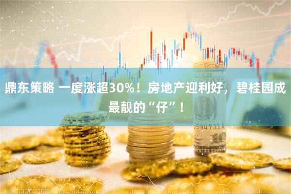 鼎东策略 一度涨超30%！房地产迎利好，碧桂园成最靓的“仔”！